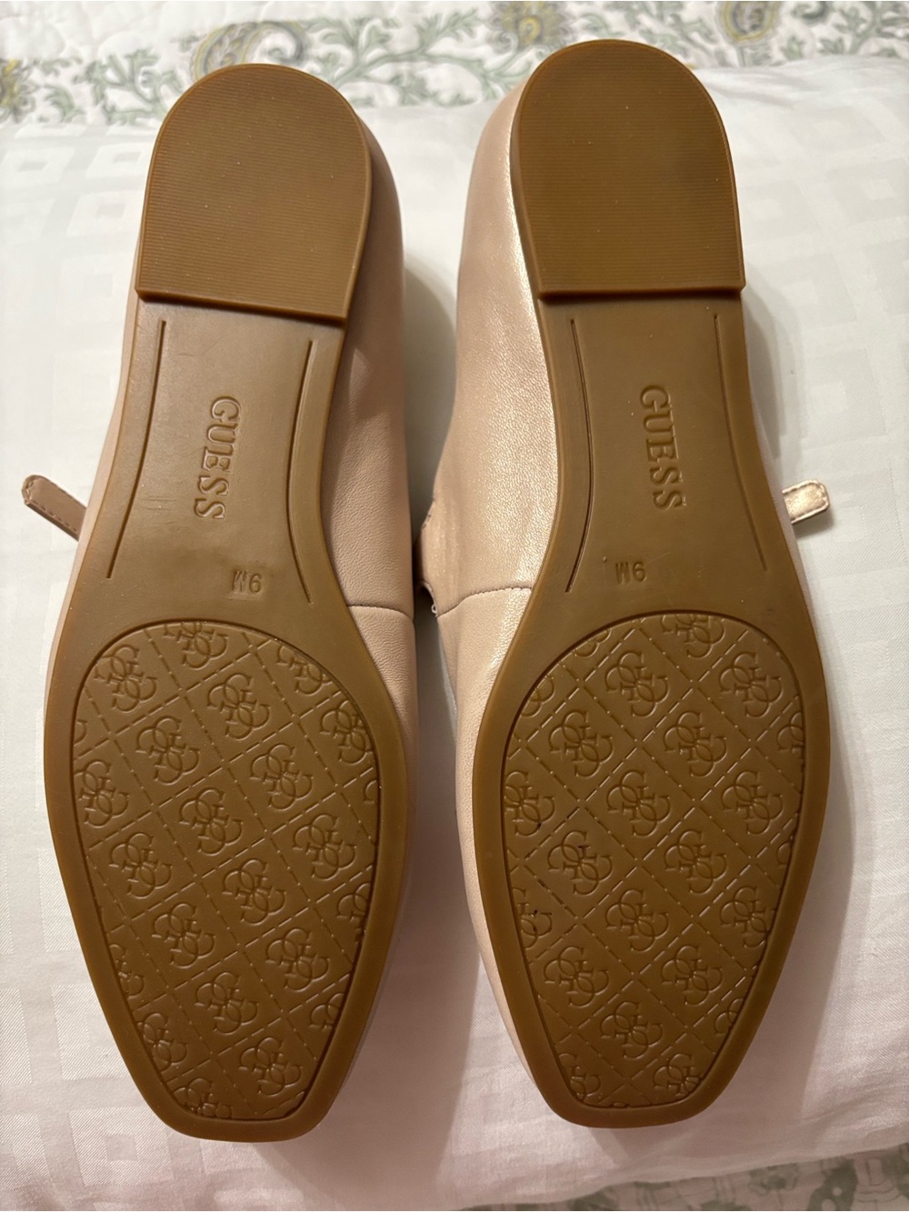 New GUESS Women's Blush Pink Mary Jane Ballet Flats sold out new without tags - Picture 7 of 9